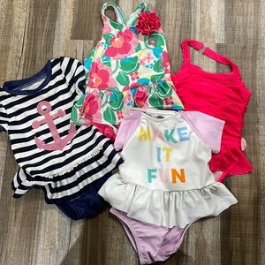 2T bathing suit bundle (Cat & Jack, old navy, Gymboree)